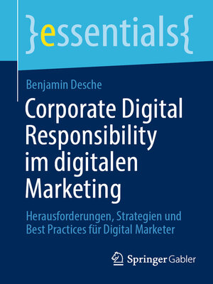 Corporate Digital Responsibility im digitalen Marketing - ebook